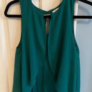 White House Black Market Sleeveless Top - Teal Size XS New with tags
